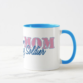 Taza Mamá del ejército orgullosa de mi soldado