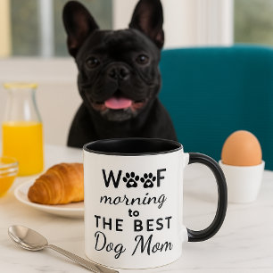 Taza Mamá divertida y personalizada amante de los perro