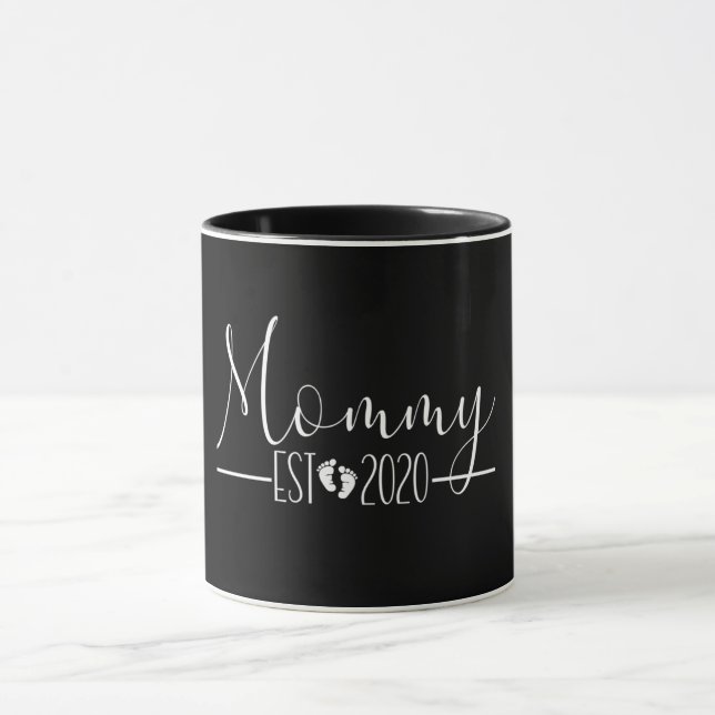 Taza Mamá establecida 2020 (Centro)