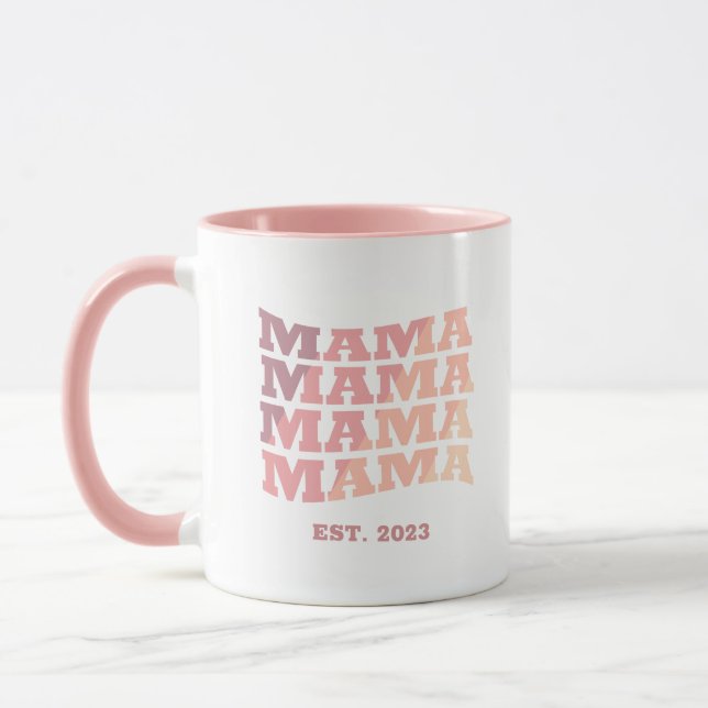 Taza Mamá establecida personalizada (Izquierda)