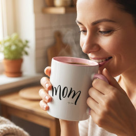 Taza Mamá Estableció Elegante Estilo Lindo Personalizad