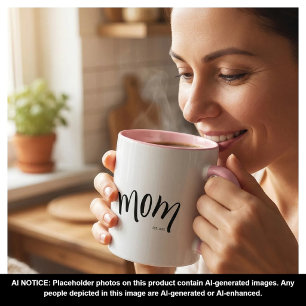 Taza Mamá Estableció Elegante Estilo Personalizado Año 