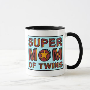 TAZA MAMÁ ESTUPENDA DE GEMELOS