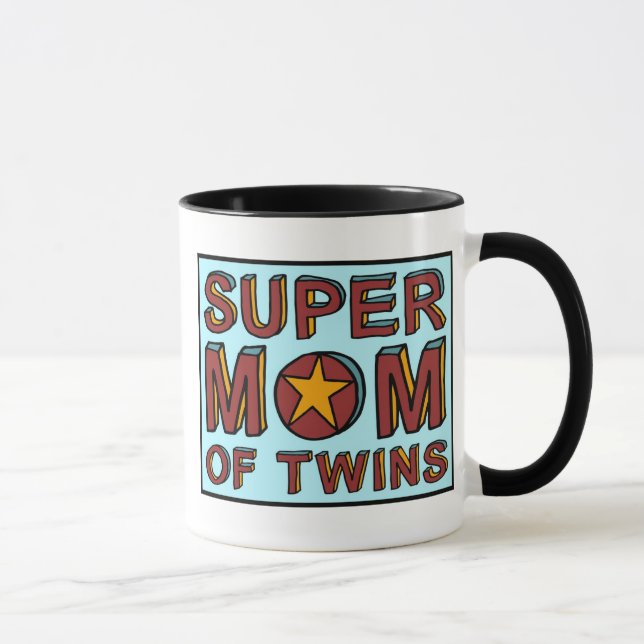 TAZA MAMÁ ESTUPENDA DE GEMELOS (Derecha)