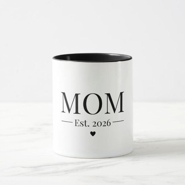 Taza Mamá Fundada 2026 (Centro)