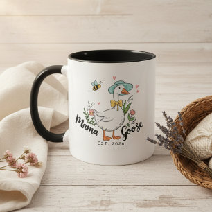 Taza Mama Goose Est Estilo Dulce Maternidad