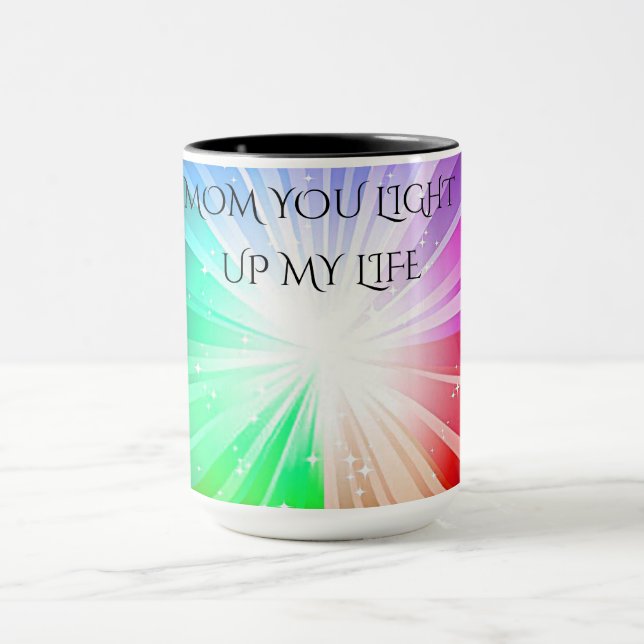 TAZA "MAMÁ, LEVANTAS MI VIDA" CAFÉ O TÉ MUG. (Centro)