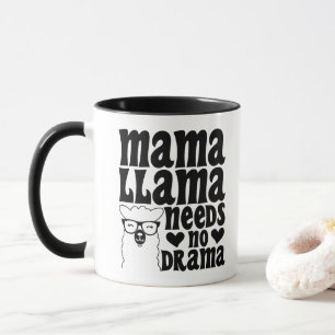 Taza Mama Llama No Necesita Drama Madre Sarcástica Geni