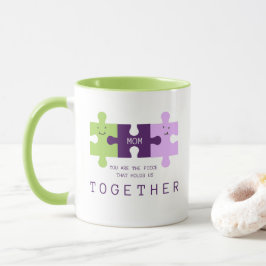 Taza Mamá, Nos Mantienes Juntos, Puzzle Mug