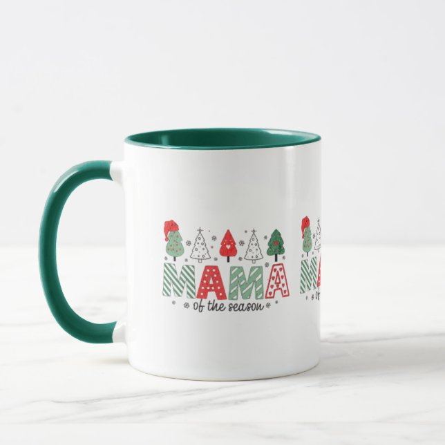 Taza Mama of the Season Christmas Trees Coffee Mug | Fe (Izquierda)