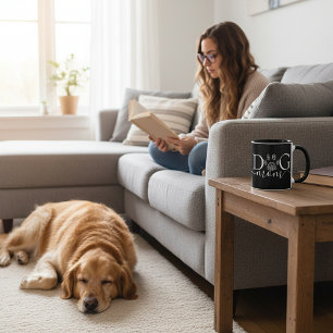 Taza Mamá perro huella de pata