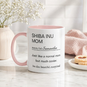 Taza Mamá personalizada de Shiba Inu