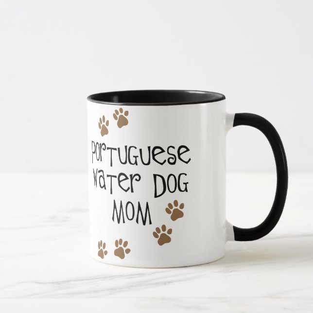 Taza Mamá portuguesa del perro de agua (Derecha)