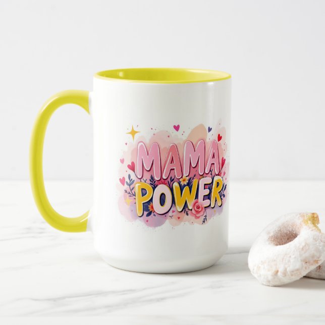 Taza Mama Power (Con donut)