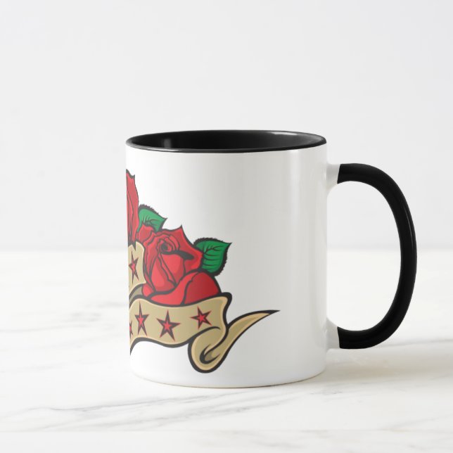 Taza Mamá subió tatuaje (Derecha)