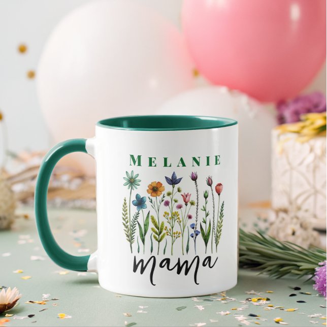 Taza Mama Wildflower Baby Shower (Subido por el creador)
