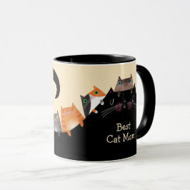 Taza Mamá y gatitos