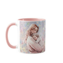 Mamá y hija Pink Mug