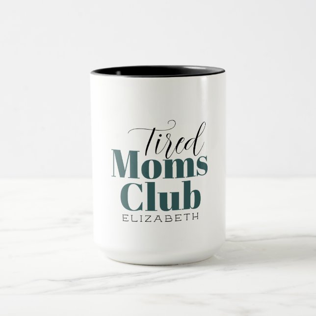 Taza Mami Cansada Club Botella de Agua (Centro)