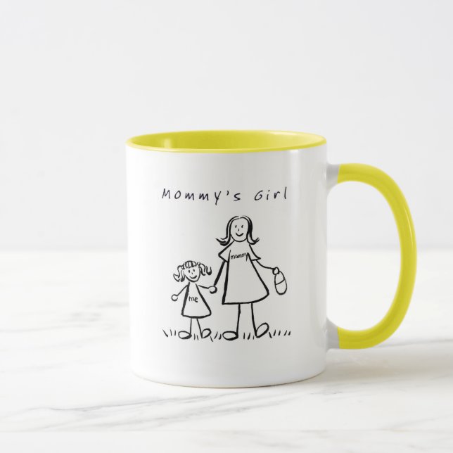 Taza Mami & Me Mug (Dibujo con Título) (Derecha)