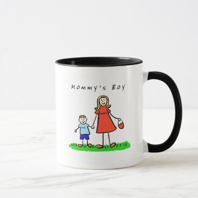 Taza Mami & Me Mug (rubio con título) (Derecha)