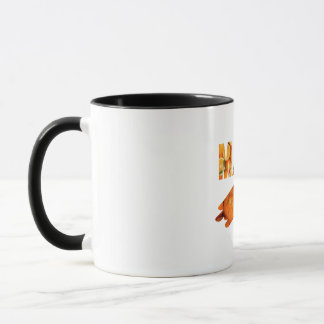 Taza MAMI Orange Typography Art