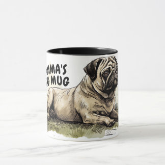 Taza Mammas Pug Mug