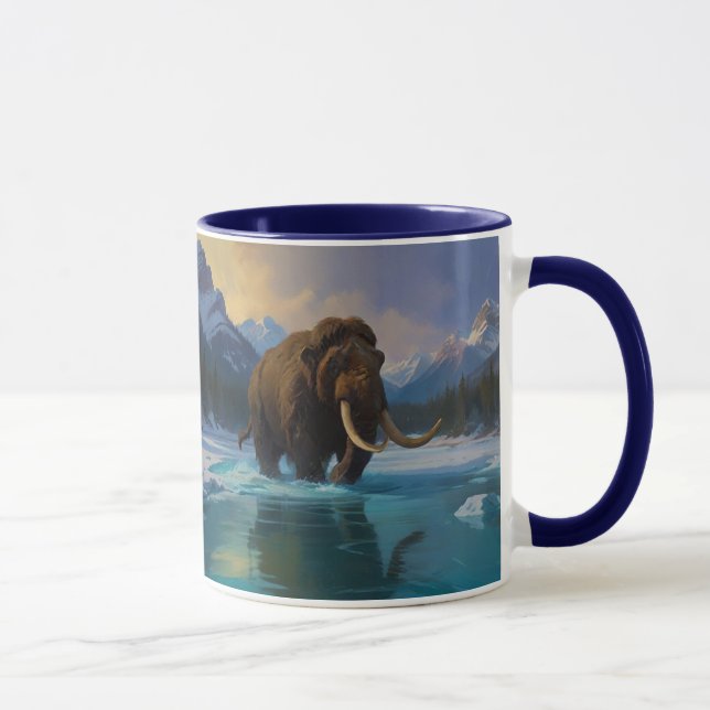 Taza Mamut Wooly y Montañas Rocosas (Derecha)