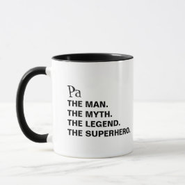 Taza Man Myth Legend Funny Personaliza el Café Mug