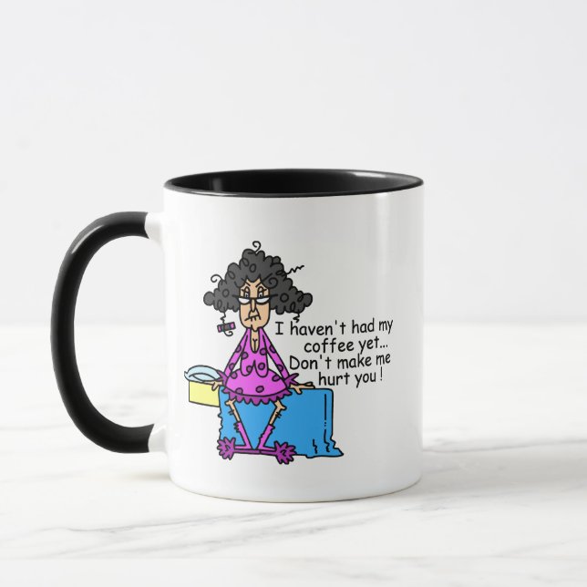 Taza Mañana Antes Del Café Humor (Izquierda)