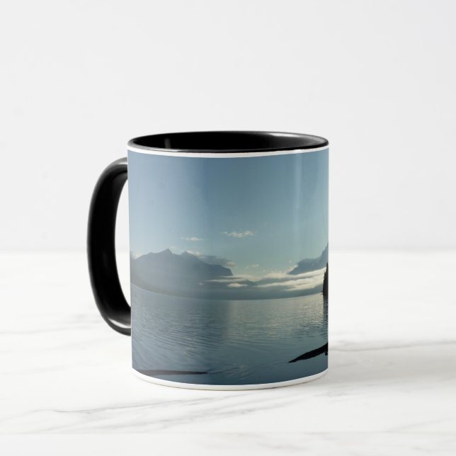 Taza Mañana en el lago McDonald en el Parque Nacional d (Anverso izquierdo)