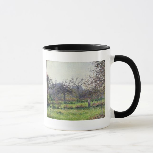 Taza Mañana Sun, otoño, Eragny, 18 de Camille Pissarro (Derecha)