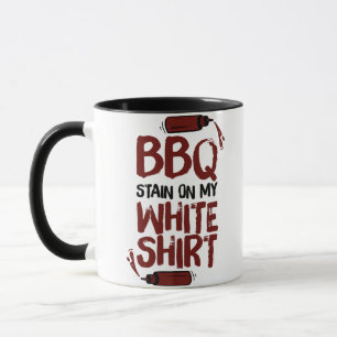 Taza Mancha de barbacoa en mi White Premium