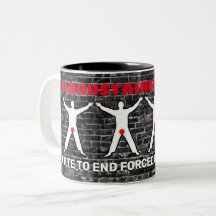 Taza manchada de sangre de Brickwall de los