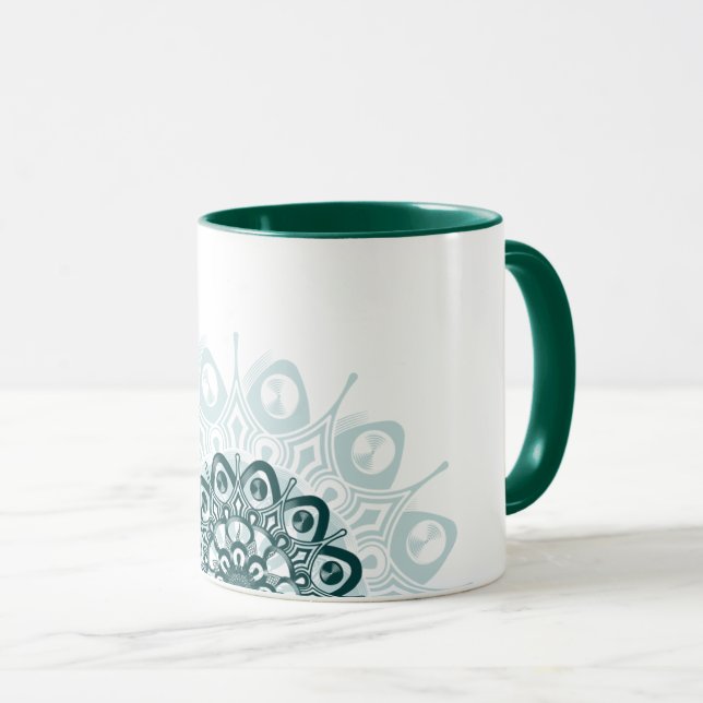 Taza Mandala azul (Anverso derecho)