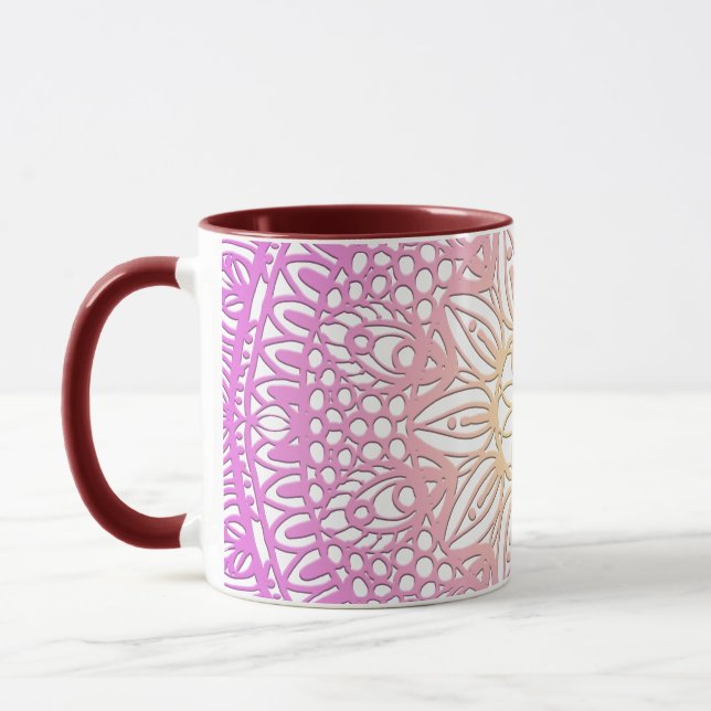 Taza Mandala coloreada (Izquierda)