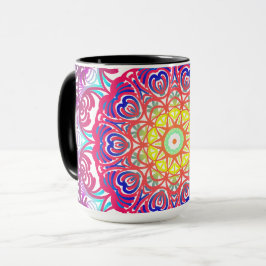 Taza Mandala coloreada