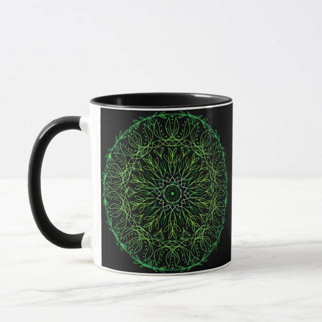 Taza Mandala coloreada (Izquierda)