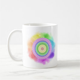 Taza mandala de colores