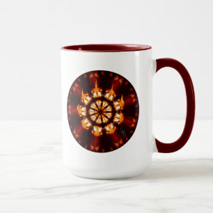 Taza Mandala de fuego