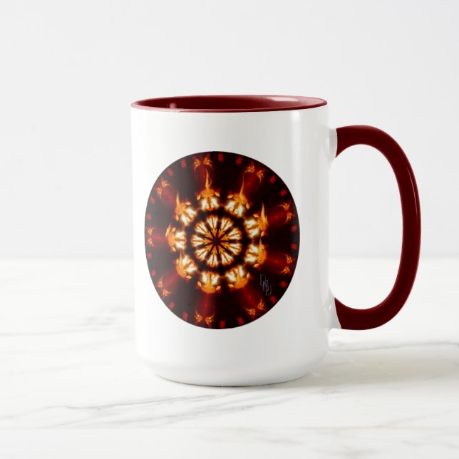 Taza Mandala de fuego (Derecha)