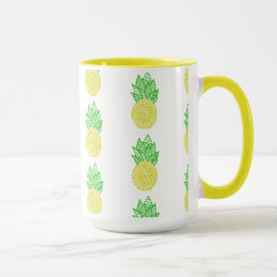 Taza Mandala de la piña