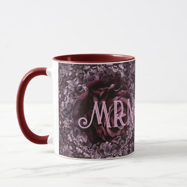 Taza Mandala de rosa  (Izquierda)
