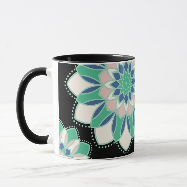 Taza Mandala Flor de Menta (Izquierda)