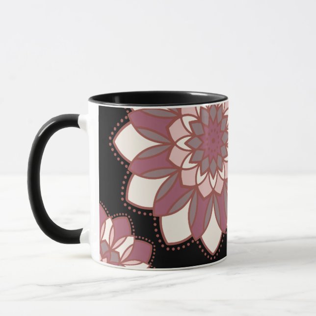 Taza Mandala Midnight Blush (Izquierda)