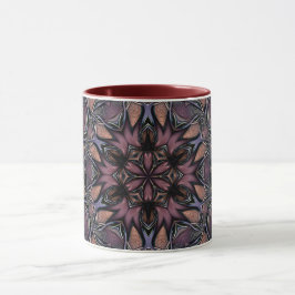 Taza Mandala Rosette Floral Twin Retro Boho Mug