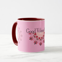 Taza Mandalas Buenas Vibraciones