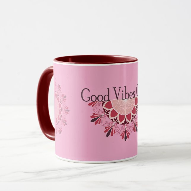 Taza Mandalas Buenas Vibraciones (Anverso izquierdo)