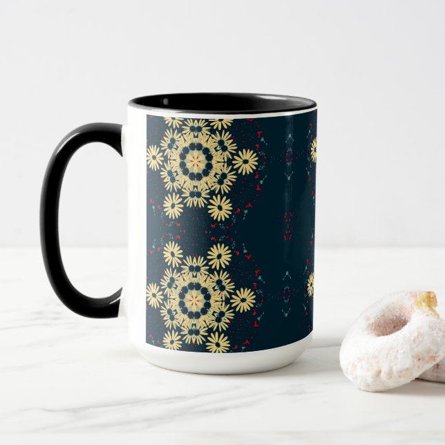 Taza Mandalas de Sueños de Daisy (Con donut)