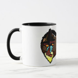TAZA MANDRILL RINGER MUG